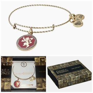 Game of Thrones “Hear Me Roar” Charm Bangle, Gold, New In Gift Box!!